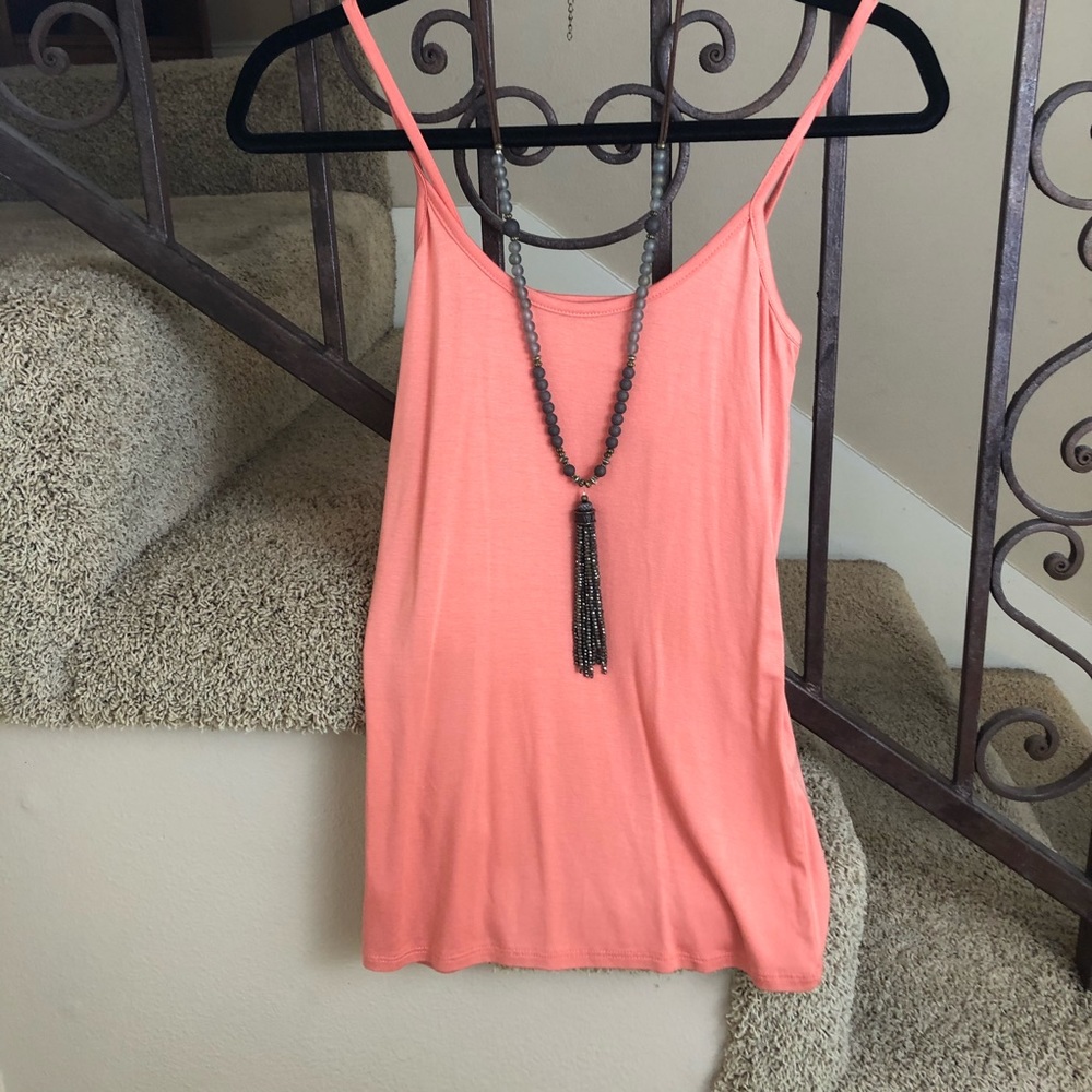 NWOT...”Cecico” Luxurious Soft stretch coral tank
